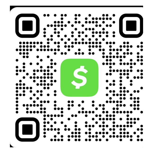 Cash App payment QR code for $FigandBee